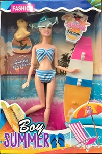 Baby animals with surf board - OBL708291
