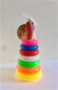 Strawberry circular rainbow tower - OBL708359