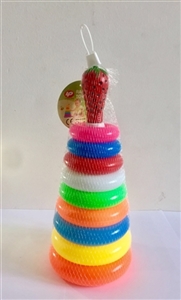 Strawberry circular rainbow tower - OBL708363