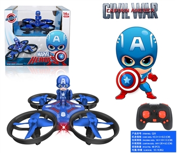 Captain America cartoon mini apple 4 axis aircraft - OBL708650