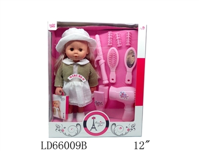 12 inch 12 sound girl wearing shoes western style suits the comb and mirror set the doll - OBL708829