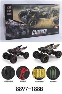 2.4 GHz 1:12 all-wheel-drive batman climbing package electric car English 2 grain of AA 6 v battery - OBL709227