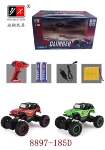2.4 GHz1:12 big climbing car (jeep) English package 2 grain of AA 4.8 V battery pack USB charging li - OBL709235