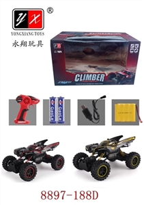 2.4 GHz 1:12 all-wheel-drive batman climbing package electric car English 2 grain of AA 6 v battery  - OBL709241