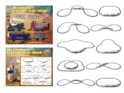 NO: 238 puzzle spell rail train electric light music - OBL709602