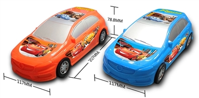 Solid color silver car window cartoon inertia (cars) - OBL710005