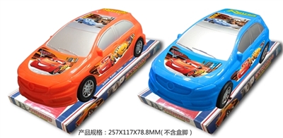 Solid color silver car window cartoon inertia (cars) - OBL710006