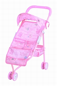 14 doll and baby sunshade trolley (iron) - OBL710319