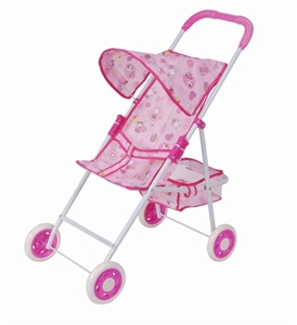 Baby sunshade trolley (white iron tube) eva wheel - OBL710397