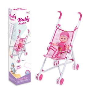 The stroller 12 inch cotton doll - OBL710433