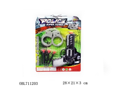 Speckle flat revolver police set - OBL711203