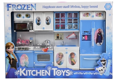 English ice fantasy small kitchen with light music - OBL712121