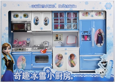 Ice and snow fantasy small kitchen with light music - OBL712133