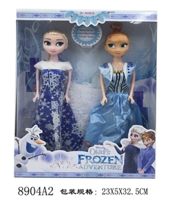 12寸冰雪公主 6关节 两只庄   - OBL712402