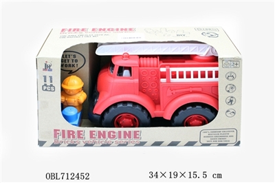 fire engine  11PCS新消防车 - OBL712452