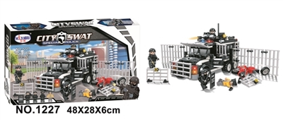 城市特警系列452PCS(防暴布障车) - OBL712507