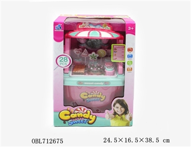 Candy supermarket cart - OBL712675