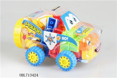 迷你警车多色混装称重100克(大约25PCS) - OBL713424