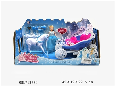 Snow and ice crown colors carriage - OBL713774