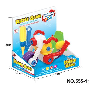 Cartoon disassembly and assembly of motorcycles - OBL714203