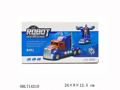 Deformation of electric car Optimus prime - OBL714210