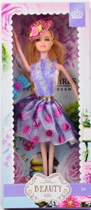 高挡盒11.5寸实身时装公主芭比带帽子带包 - OBL715040