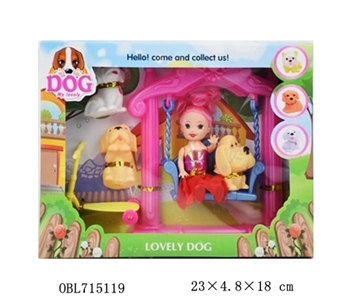 小凯莉配可爱小狗 - OBL715119