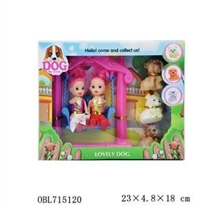 小凯莉配可爱小狗 - OBL715120