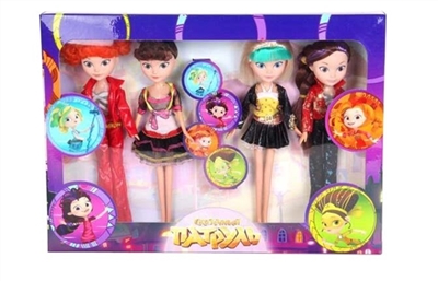 10寸实身12关节俄罗斯美少女特战队4人盒 - OBL715178