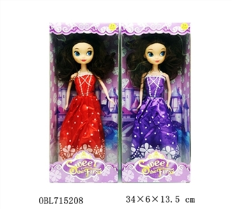 11.5寸实身索菲亚芭比2款混装 - OBL715208