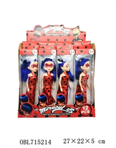 7寸实身瓢虫少女12PCS - OBL715214