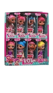 第二代惊喜娃娃6寸实身8款16PC混装 - OBL715235