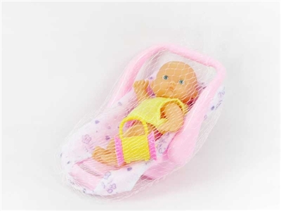 6寸搪胶表情娃带摇篮带手提包 - OBL715923