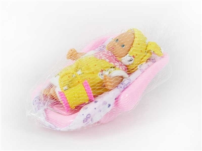 6寸搪胶表情娃带摇篮带手提包 - OBL715927