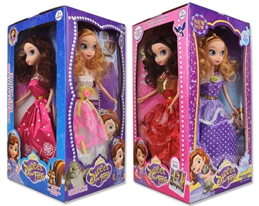 11寸索菲亚实身芭比四面开窗盒 - OBL715955