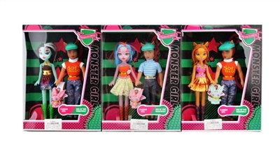 9寸空身活魔鬼夫妻 - OBL716105