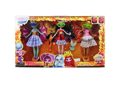 3只精灵娃+眼镜+翅膀全套 - OBL716147