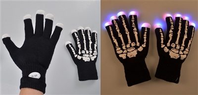 Flash skeleton gloves - OBL717024