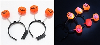 Flashing pumpkin head buckle - OBL717044