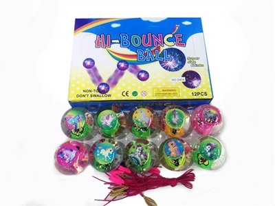 12 flash 6.5 CM only unicorn bounced the ball (with ropes) - OBL717098