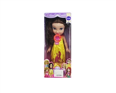 14 inch solid body light music Disney princess six assortments - OBL717514