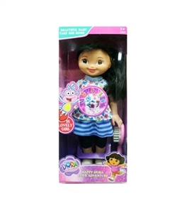 The adventurous little girl 14 inch DORA bring music comb - OBL717618