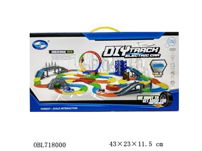 软轨道 1车 120轨、360旋转、1门、1桥墩 1升降 - OBL718000