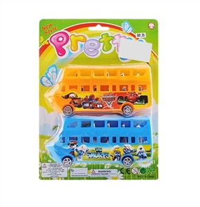 Suction plate back in a double-decker bus - OBL718192