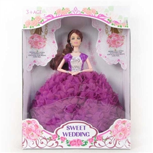 11.5 inch 12 joint wedding dress barbie - OBL718242