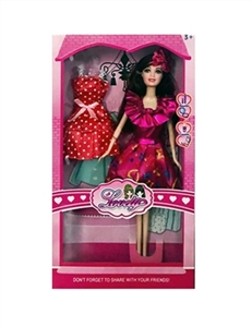 11.5 inch solid body fashion barbie with the skirt - OBL718300