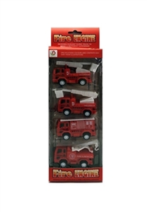 Back to car four pack (fire engines/engineering/police) - OBL718483