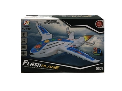 Electric universal music with 3 d light aircraft - OBL718497