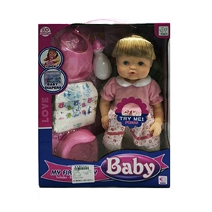16 inches of evade glue water urine with IC baby doll - OBL718574