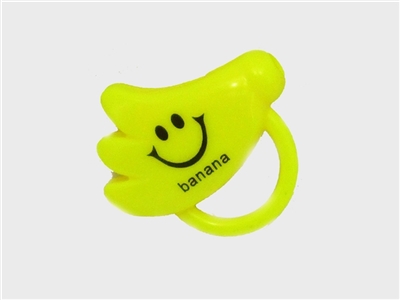 Solid color printing smiling face bananas to whistle - OBL719008